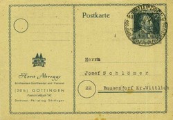 Privatganzsache Sowjetische Zone, .  Details und Erhaltung siehe ...