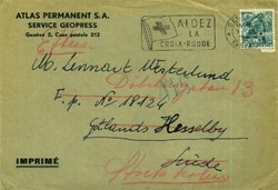 Beleg Schweiz, , .  Motiv: Int.Organisationen,Rotes Kreuz,.  Details ...