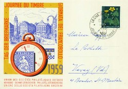 214040: Postal History, Stamp Day, International from 1945