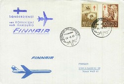 Beleg Finnland, , Erstflug.  Motiv: Luftfahrt,Flugpost,sonstige ...