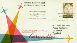 Beleg Finnland, , Erstflug.  Motiv: Luftfahrt,Flugpost,sonstige ...