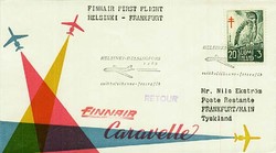 Beleg Finnland, , Erstflug.  Motiv: Luftfahrt,Flugpost,sonstige ...