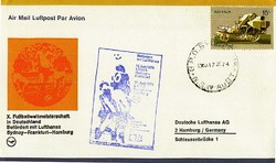 Beleg Australien, , Erstflug.  Motiv: Luftfahrt,Flugpost,Lufthansa.  ...