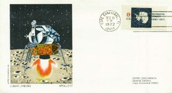 Beleg USA, .  Motiv: Weltraum,Raumfahrt,Apollo.  Details und ...