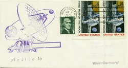 Beleg USA, , .  Motiv: Weltraum,Raumfahrt,Apollo.  Details und ...