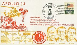 Beleg USA, , .  Motiv: Weltraum,Raumfahrt,Apollo.  Details und ...