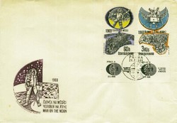 Beleg Tschechoslowakei, , Ersttagsbrief.  Motiv: Weltraum,Raumfahrt ...