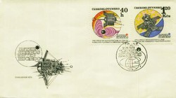 Beleg Tschechoslowakei, , Ersttagsbrief.  Motiv: Weltraum,Raumfahrt ...