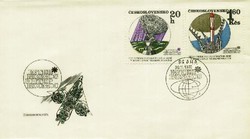 Beleg Tschechoslowakei, , Ersttagsbrief.  Motiv: Weltraum,Raumfahrt ...