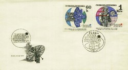 Beleg Tschechoslowakei, , Ersttagsbrief.  Motiv: Weltraum,Raumfahrt ...