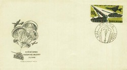 Beleg Tschechoslowakei, , Ersttagsbrief.  Motiv: Weltraum,Raumfahrt ...