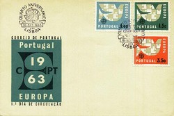 Beleg Portugal, , Ersttagsbrief.  Motiv: Int.Organisationen,CEPT,.  ...