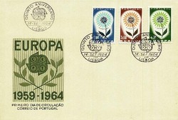 Beleg Portugal, , Ersttagsbrief.  Motiv: Int.Organisationen,CEPT,.  ...