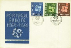 Beleg Portugal, , Ersttagsbrief.  Motiv: Int.Organisationen,CEPT,.  ...
