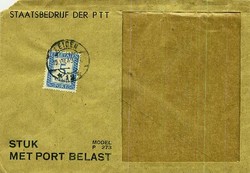 Beleg Niederlande, , .  Details und Erhaltung siehe Abbildung. 