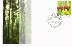 Beleg Polen, , Ersttagsbrief.  Motiv: Tiere,Säugetiere,allgemein.  ...