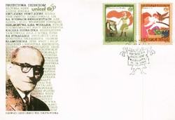 Beleg Polen, , Ersttagsbrief.  Motiv: Kunst u. Kultur,Literatur ...