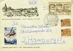 Beleg Polen, , Ersttagsbrief.  Details und Erhaltung siehe Abbildung. 