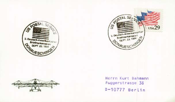Beleg USA, , .  Motiv: Postgeschichte,Briefmarkenausstellungen ...