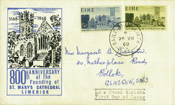 Beleg Irland, , Ersttagsbrief.  Details und Erhaltung siehe Abbildung ...