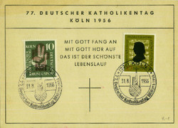 1420: German Federal Republic - Cancellations and seals