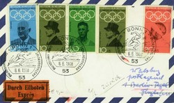782000: Sport & Games, Olympic summer games 1945-1968,