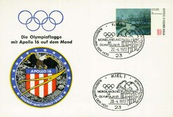 Beleg Berlin, .  Motiv: Weltraum,Raumfahrt,Apollo.  Details und ...