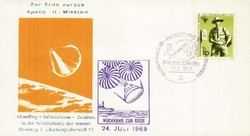 Beleg Berlin, .  Motiv: Weltraum,Raumfahrt,Apollo.  Details und ...