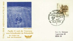 Beleg Berlin, .  Motiv: Weltraum,Raumfahrt,Apollo.  Details und ...