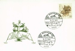 Beleg Berlin, .  Motiv: Weltraum,Raumfahrt,Apollo.  Details und ...