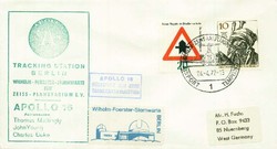 Beleg Berlin, .  Motiv: Weltraum,Raumfahrt,Apollo.  Details und ...