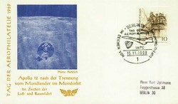 Beleg Berlin, .  Motiv: Weltraum,Raumfahrt,Apollo.  Details und ...