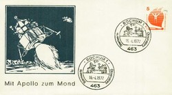Beleg Bundesrepublik Deutschland, , .  Motiv: Weltraum,Raumfahrt ...