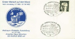 Beleg Bundesrepublik Deutschland, , .  Motiv: Weltraum,Raumfahrt ...