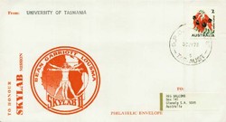 Beleg Australien, , .  Motiv: Weltraum,Raumfahrt,Spacelab.  Details ...