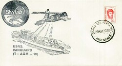 Beleg Argentinien, , .  Motiv: Weltraum,Raumfahrt,Spacelab.  Details ...