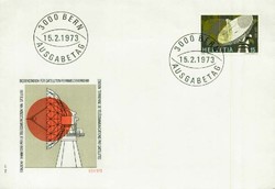 Beleg Schweiz, , Erstflug.  Motiv: Weltraum,Raumfahrt,sonstige.  ...