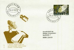 Beleg Schweiz, , Erstflug.  Motiv: Weltraum,Raumfahrt,sonstige.  ...