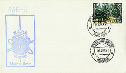 Beleg Spanien, .  Motiv: Weltraum,Raumfahrt,sonstige.  Details und ...