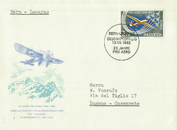 Beleg Schweiz, , Ersttagsbrief.  Motiv: Luftfahrt,Flug Ereignisse,- ...
