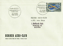 Beleg Schweiz, , Ersttagsbrief.  Motiv: Luftfahrt,Flug Ereignisse,- ...