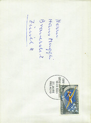 Beleg Schweiz, , Ersttagsbrief.  Motiv: Luftfahrt,Flug Ereignisse,- ...