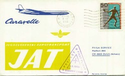 Beleg Jugoslawien, , Erstflug.  Motiv: Luftfahrt,Flugpost,sonstige ...