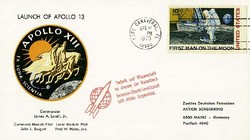 Beleg USA, , .  Motiv: Weltraum,Raumfahrt,Apollo.  Details und ...