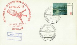 Beleg Berlin, , .  Motiv: Weltraum,Raumfahrt,Apollo.  Details und ...