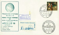 Beleg Berlin, , .  Motiv: Weltraum,Raumfahrt,Apollo.  Details und ...