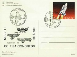 Beleg Schweiz, , .  Motiv: Weltraum,Raumfahrt,sonstige.  Details und ...