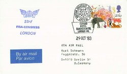 Beleg Grossbritannien, , .  Motiv: Postgeschichte ...