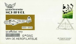 Beleg Niederlande, , .  Motiv: Luftfahrt,Flughäfen,internationale ...