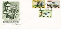 Beleg Grenada, , Ersttagsbrief.  Motiv: Zeppelin,Zeppelin ...